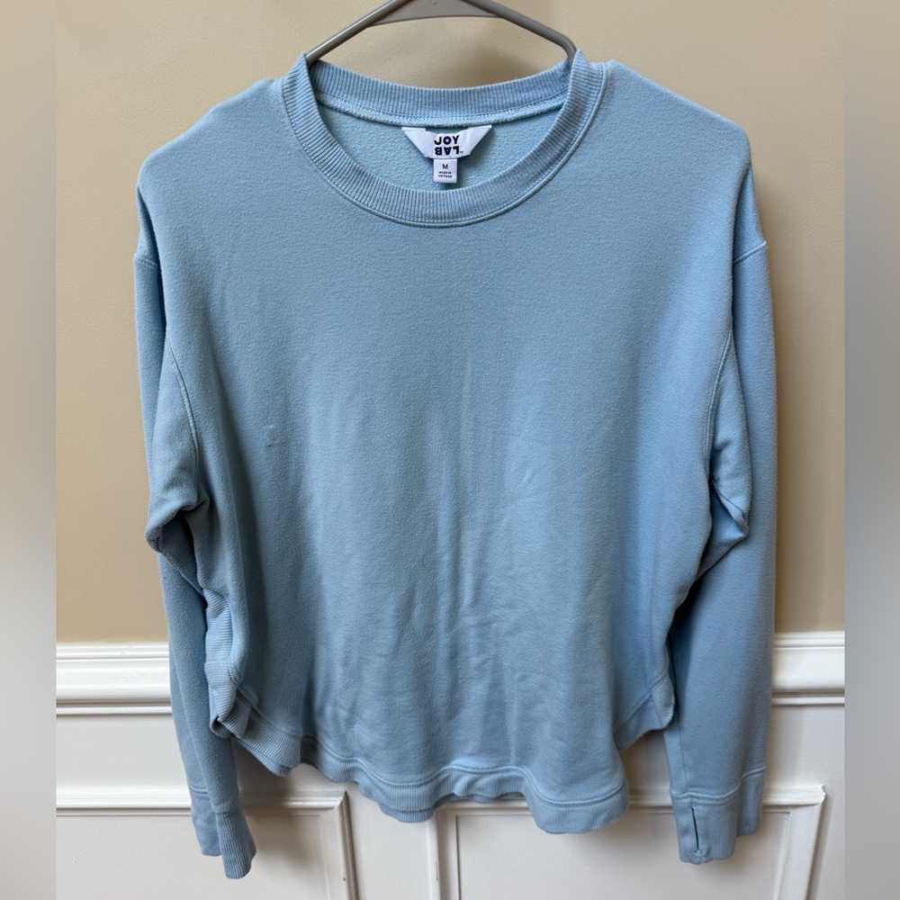JoyLab Blue Boxy Long Sleeve